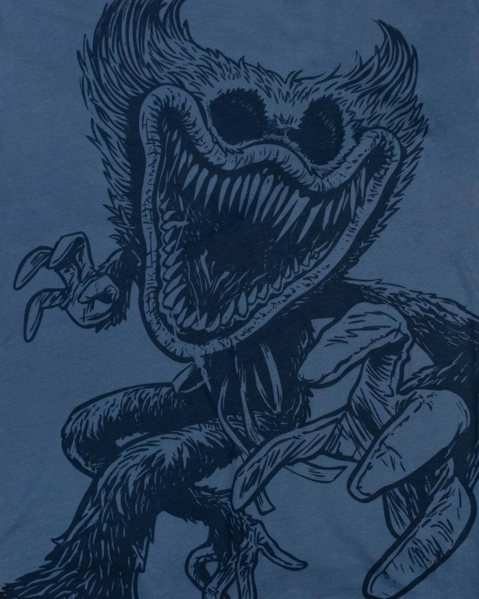 Nightmare Huggy Wuggy Oversize Print Tee - Image 3
