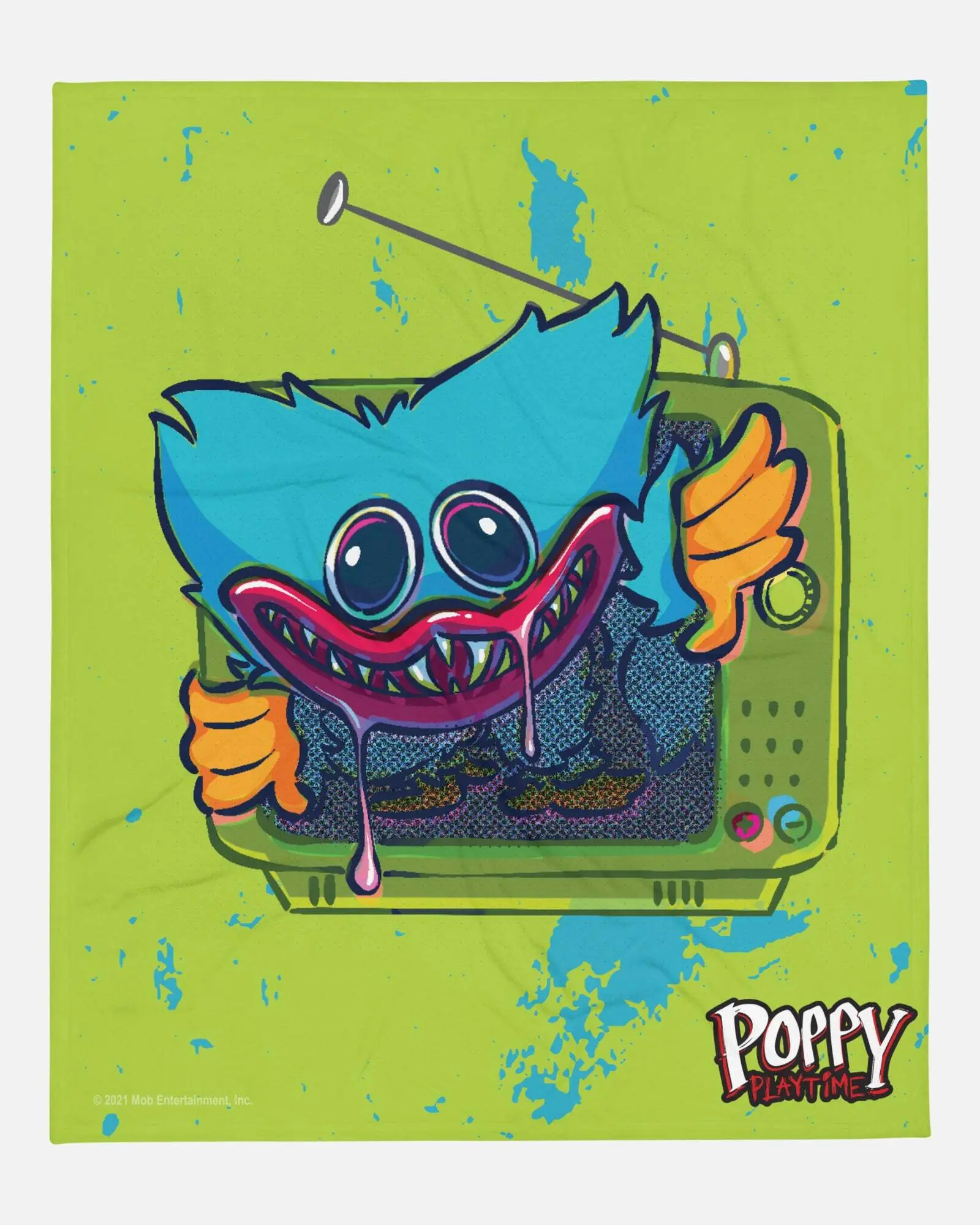Huggy Wuggy TV Blanket