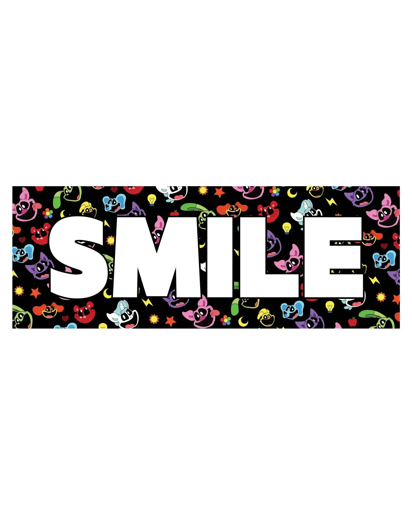 Smile CatNap White Drawstring Hoodie - Image 3