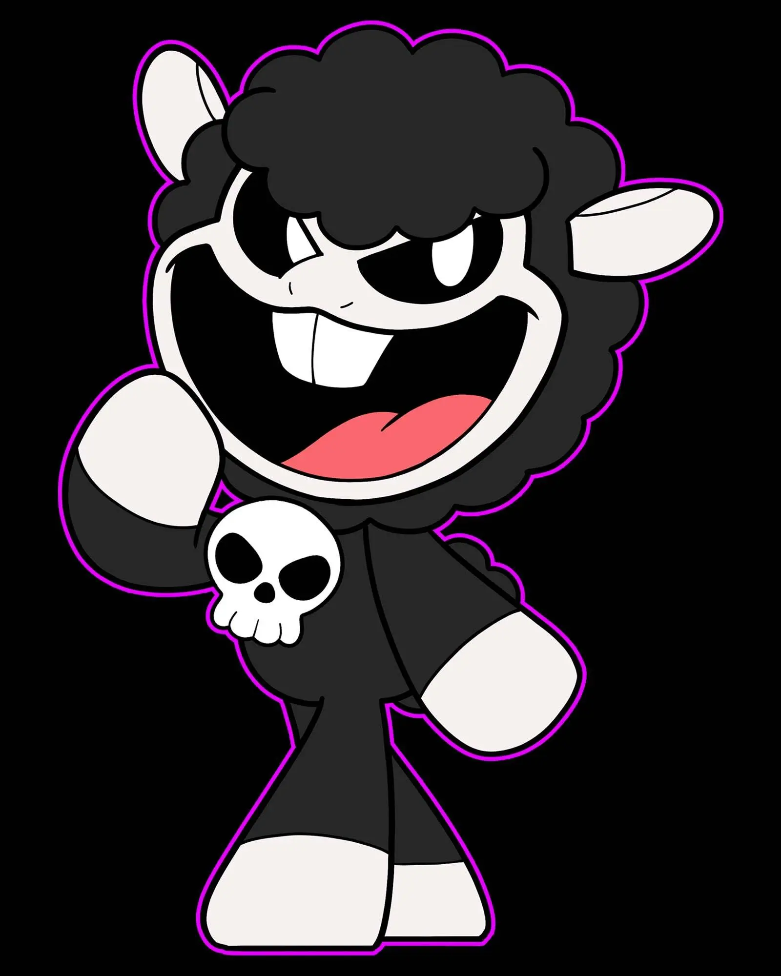 BabaChops Black Tee - Image 2